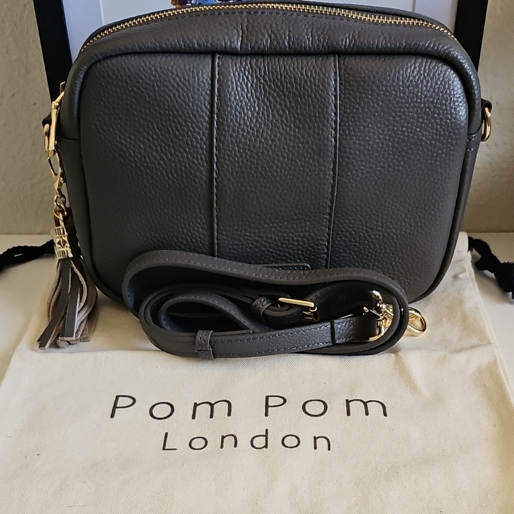 Gray Crossbody Bag